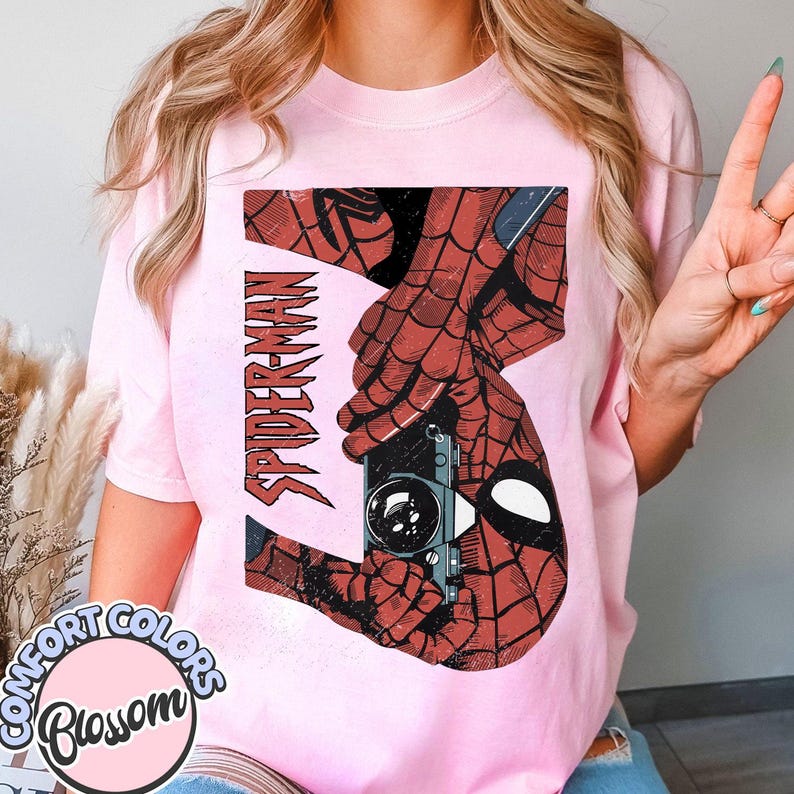 Camiseta vintage de Spider-Man: camiseta de Spider-Man Marvel, camiseta de Tom Holland Spidey, camiseta de Spider-Man de los Vengadores del MCU, camiseta de Brand New Day. imagen 3