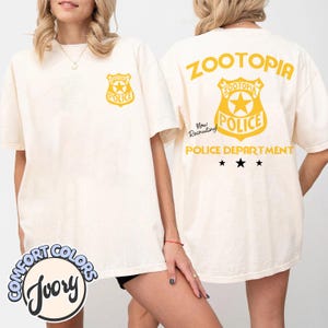 Dubbelsidig Zootropolis-tröja, Disney Zootropolis-tröja, Disneyland-familjematchning, Disney-födelsedagspresent bild 4