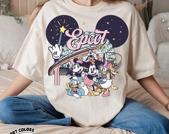 Camiseta Comfort Colors de Disney Epcot desde 1982, camiseta de Disney Epcot, camiseta de viaje a Disney 2026, gira mundial de Disney Epcot 1982, Disneyland Family
