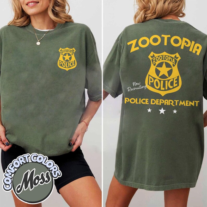 Dubbelsidig Zootropolis-tröja, Disney Zootropolis-tröja, Disneyland-familjematchning, Disney-födelsedagspresent bild 2