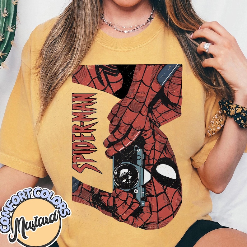 Camiseta vintage de Spider-Man: camiseta de Spider-Man Marvel, camiseta de Tom Holland Spidey, camiseta de Spider-Man de los Vengadores del MCU, camiseta de Brand New Day. imagen 7