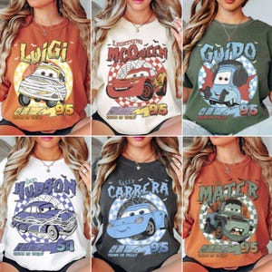 Retro Cars Movie Characters Halloween Shirt, Cars Movie Halloween Shirt, Disney Halloween Shirt, Halloween Party Shirt,Disney Halloween Trip