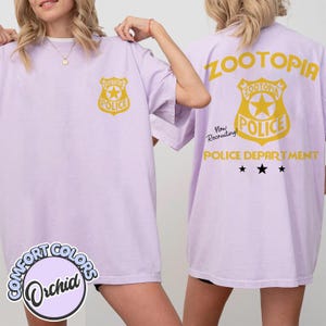 Dubbelsidig Zootropolis-tröja, Disney Zootropolis-tröja, Disneyland-familjematchning, Disney-födelsedagspresent bild 7