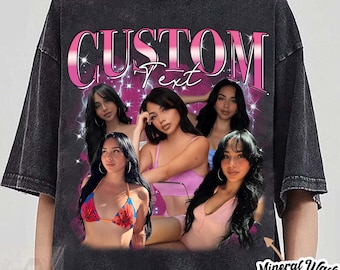Custom Girlfriend Shirt, Boyfriend Comfort Colors Shirt, Face Shirt, Bachelorette Surprise, Personalized Birthday Bootleg Gift, Group Shirt