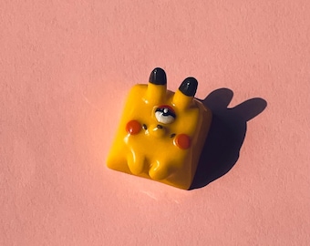 Pikachu handmade artisan keycap