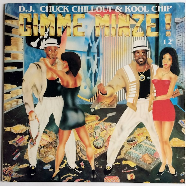 DJ CHUCK CHILLOUT & Kool Chip - Gimme Minze! Lp 1990 Original Vinyl Record Album