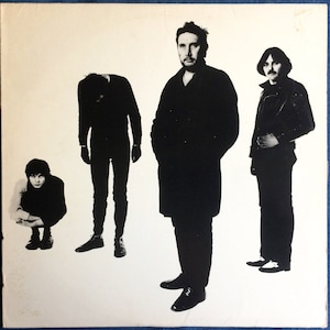 THE STRANGLERS - Svartvitt lp 1978 Original Marmorerad Virvelfärgad Vintage Vinylskiva Album