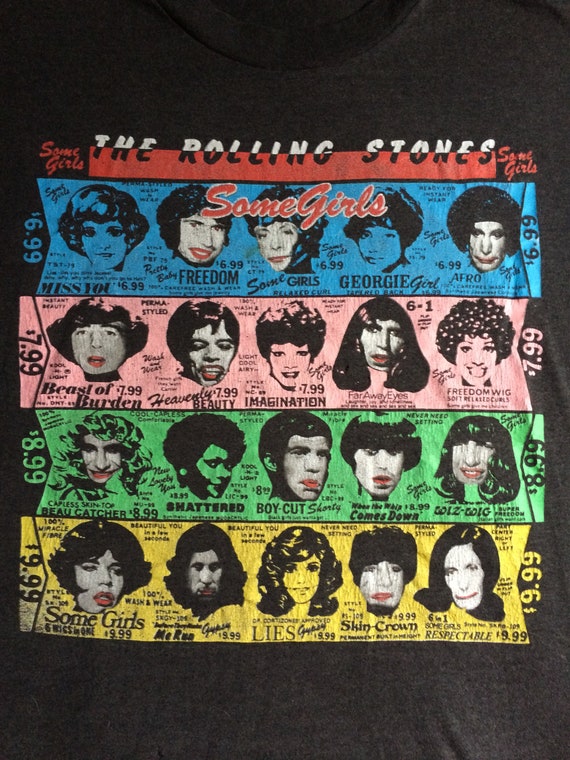 THE ROLLING STONES 1987 North American Tour Tshir… - image 1