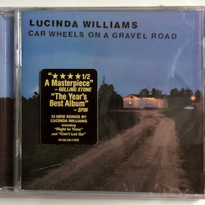LUCINDA WILLIAMS SEALED Car On A Gravel Road cd 1998 Vintage Compact Disc Album Mint