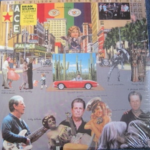 BRIAN WILSON Gettin In Over My Head Double Lp Colored Vinyl Vintage Record Album Mint