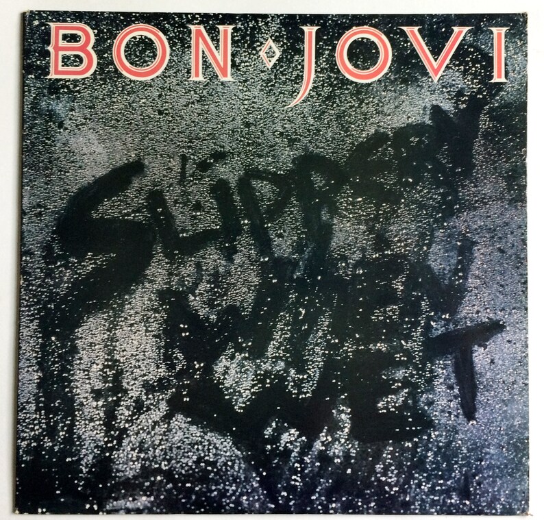 BON JOVI Slippery When Wet Lp 1986 Original Vinyl Record Etsy BON JOVI Slippery When Wet Lp 1986 Original Vinyl Record Etsy