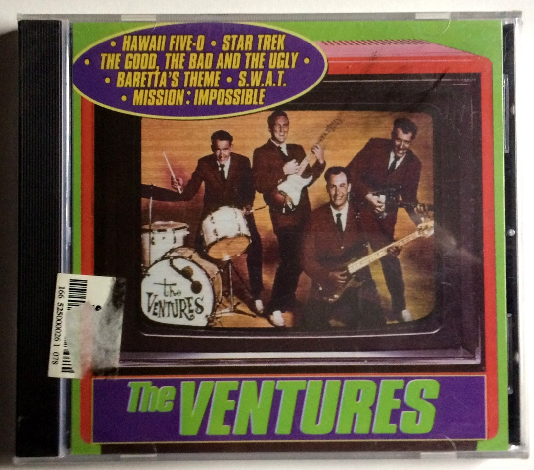 THE VENTURES SEALED Television Show Themes Music Cd Vintage