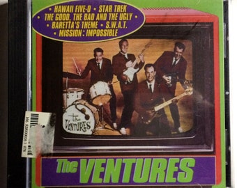 THE VENTURES SEALED Television Show Themes Music cd Vintage Compact Disc Album Mint