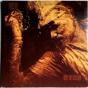 MINISTRY - Over The Shoulder 1985  12 inch Maxi Single 45 rpm Vintage Vinyl Record Album