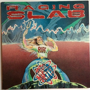 RAGING SLAB - ASSMASTER Lp 1987 Original Vintage Vinyl Record Album Mint With Comic Book & Insert