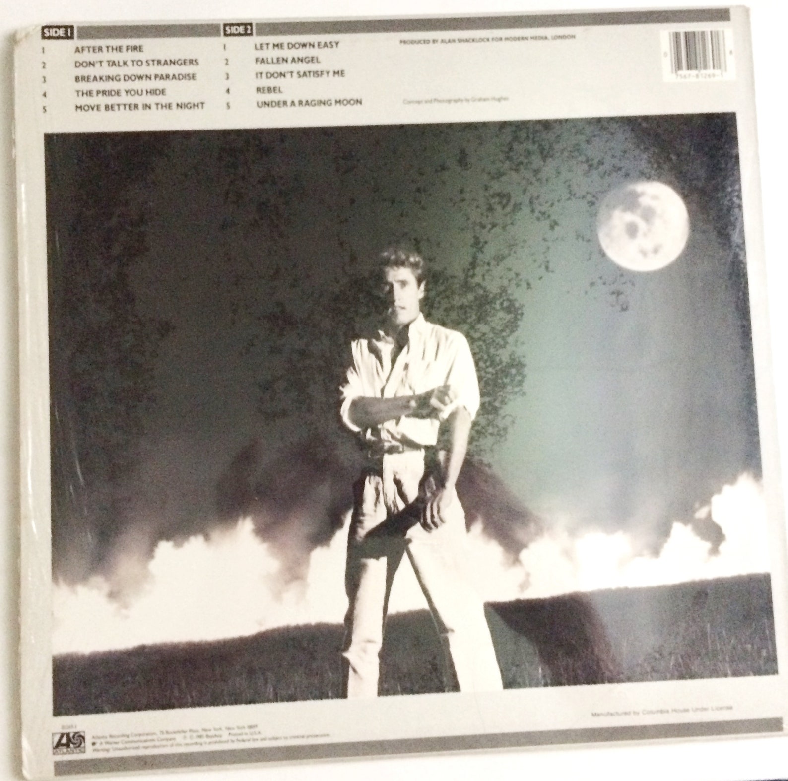 ROGER DALTREY the Who Under A Raging Moon Lp 1985 Vinyl Record Etsy