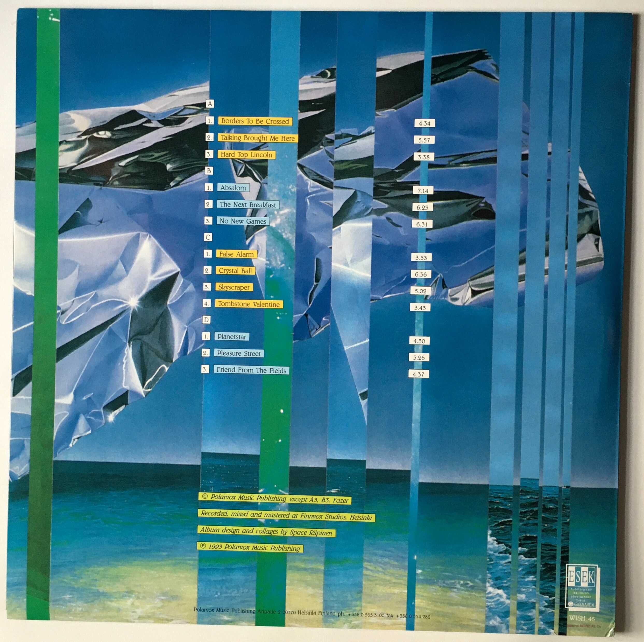 WIGWAM - LIGHT AGES Lp 1993 Finland Polarvox Records