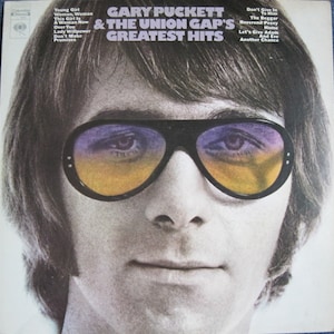 GARY PUCKETT y The Union Gap&#39;s Greatest Hits lp 1970 Vintage Vinyl Record Album