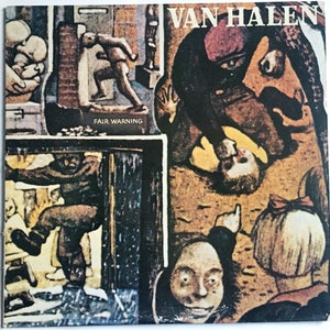 VAN HALEN - Fair Warning Lp 1981 Original Vintage Vinyl Record Album