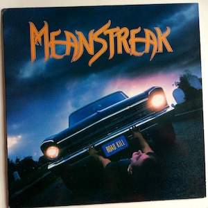 MEANSTREAK Lp 1988 Original Vintage Vinyl Record Album