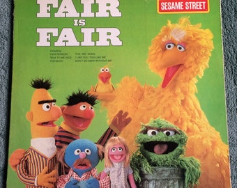 SESAME STREET - Fair is Fair Lp Vintage Vinyl Record Album