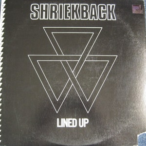 SHRIEKBACK Lined Up Hapax Legomena 12 Inch 45 Single Rare Vintage Original Vinyl Record Album