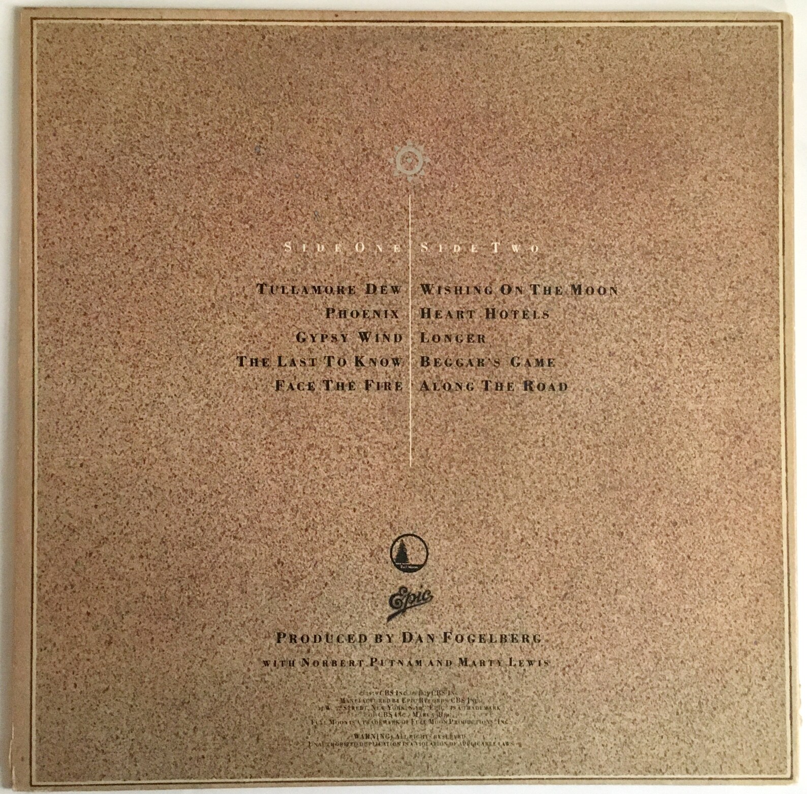 DAN FOGELBERG PHOENIX Lp 1979 Original Vintage Vinyl Record Etsy