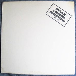 BOB DYLAN London Interview Lp 1981 Original Vinyl Record Album Promo