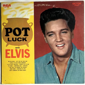 ELVIS - Pot Luck Lp 1962 ELVIS PRESLEY Original Vintage Vinyl Record Album