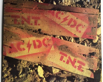 AC/DC - T.N.T. Lp 1975 Vintage Original Australian Pressing Vinyl Record Album