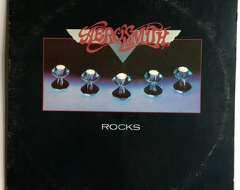 AEROSMITH - ROCKS Lp 1976 Original Vintage Vinyl Record Album