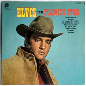 ELVIS Sings Flaming Star Lp 1969 ELVIS PRESLEY ヴィンテージ ビニールレコード アルバム
