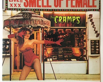 THE CRAMPS SEALED - Smell Of Female Lp 1983 Reissued Vintage Vinyl Record Album Mint