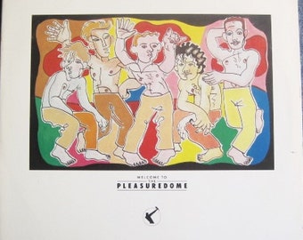 Frankie Goes To Hollywood - Welcome To The Pleasuredome Lp 1984 Double 2 Disc Original Vintage Vinyl Record Album