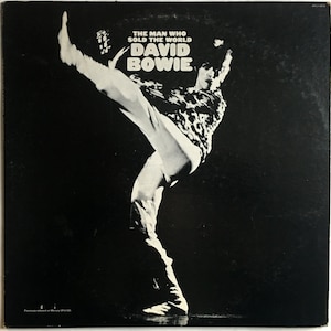DAVID BOWIE - The Man Who Sold The World Lp 1970  Vintage Vinyl Record Album