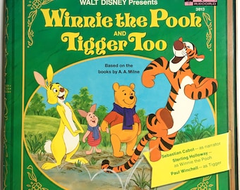 WINNIE THE POOH & Tigger Too Lp 1974 Disneyland Records Original Vintage Vinyl Record Album With Booklet