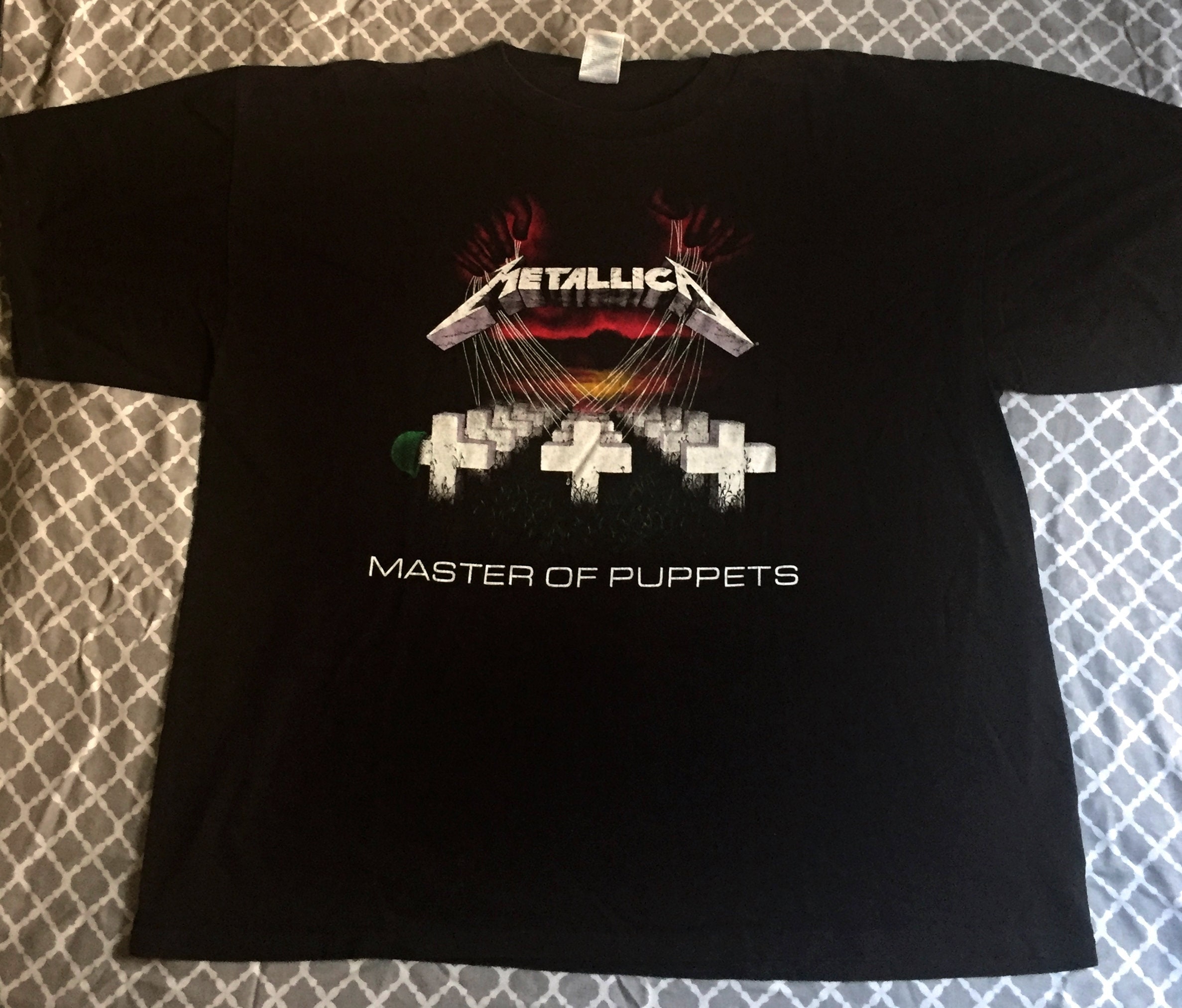 llica Master of Puppets バンドTシャツ 2007 Metallica Masters of Puppets T Shirt 100% Cotton, Gildan Heavy