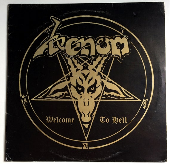 Venom Welcome To Hell レコード VENOM Welcome to Hell Lp 1981 Original Vintage Vinyl Record Album