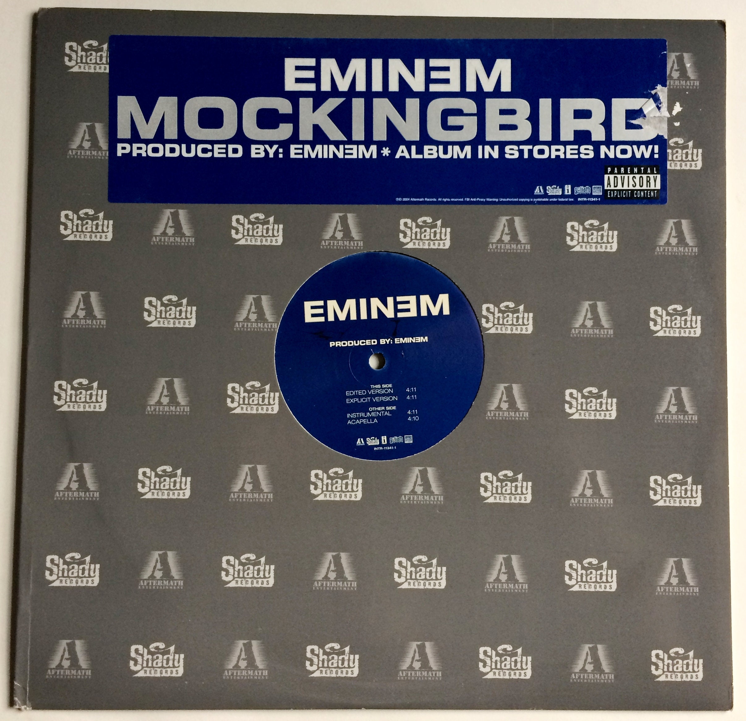Eminem Mockingbird 12 Inch Single Original Vinyl Record Etsy