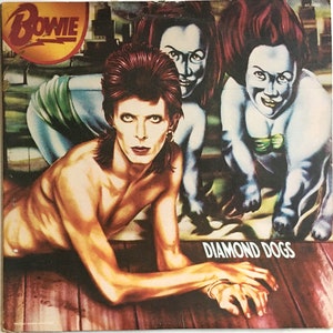 DAVID BOWIE - Diamond Dogs Lp 1974 Original Vintage Vinyl Record Album