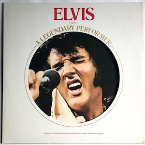 ELVIS - A Legendary Performer Volume 1 Lp 1976 Elvis Presley Original vintage Vinyl Record Album Avec Livret
