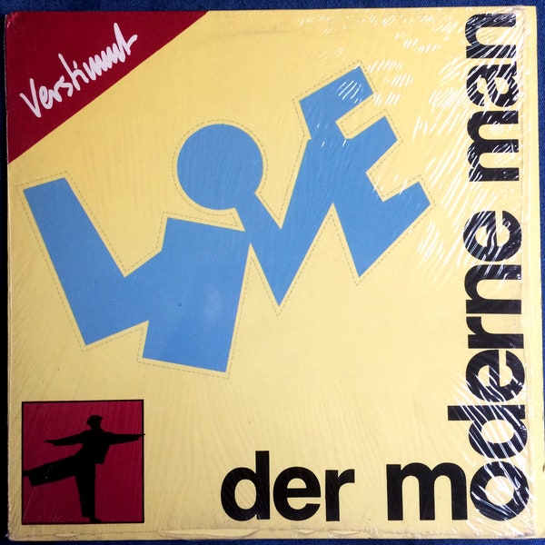 DER MODERNE MAN Second lp 1981 vintage Original Vinyl Record Album