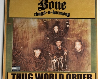 BONE THUGS N HARMONY - Thug World Order 2002 Double Lp Original Vintage Vinyl Record Album