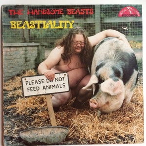 THE HANDSOME BEASTS - Beastiality Lp 1981 Original Vintage Vinyl Record Album