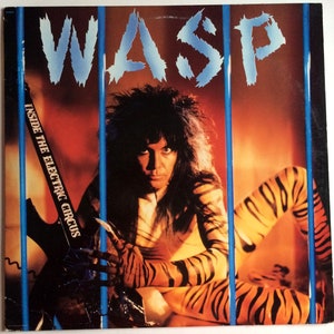 W.A.S.P. - Inside The Electric Circus Lp 1986 Original Vintage Vinyl Record Album