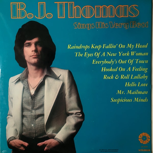B.J. THOMAS SEALED - Sings His Very Best Lp 1973 Original Vintage Vinyl Record Album