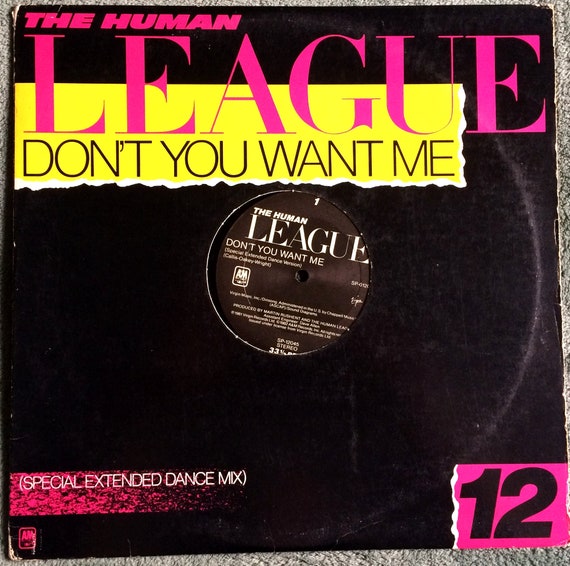 HUMAN LEAGUE - Don't You Want Me Baby 1982 12インチシングル