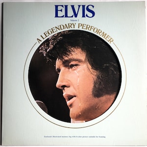 ELVIS - A Legendary Performer Volume 2 Lp 1976 エルヴィス プレスリー オリジナル ビンテージ ビニール レコード アルバム ブックレット付き