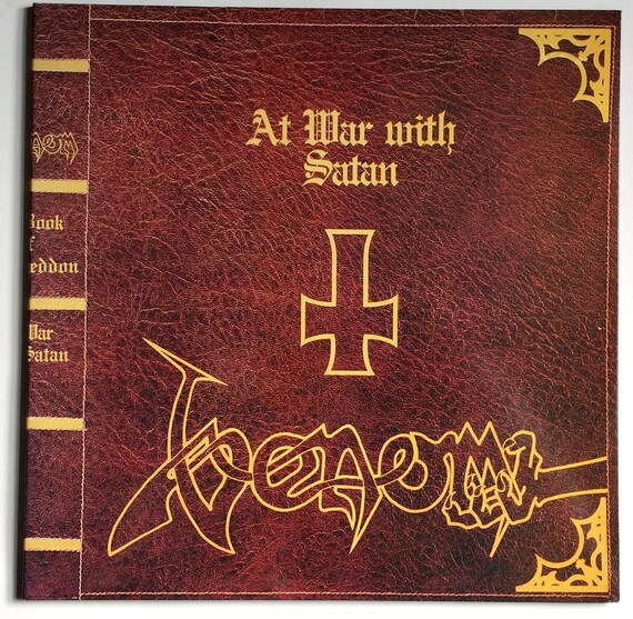 VENOM - at War With Satan Lp 1984 CLEAR Vinyl Record Vintage Album