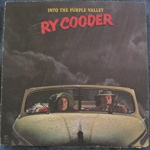 RY COODER Into The Purple Valley lp 1972 Original Vinyl Record Album With Lyric INSERT